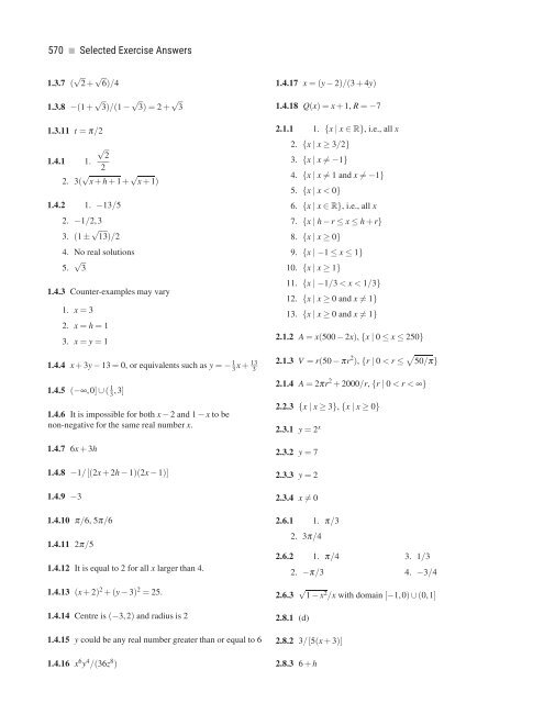 Calculus- Early Transcendentals, 2021a