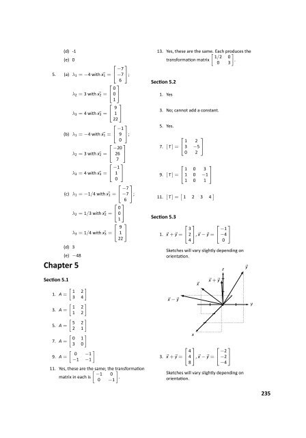 Fundamentals of Matrix Algebra, 2011a