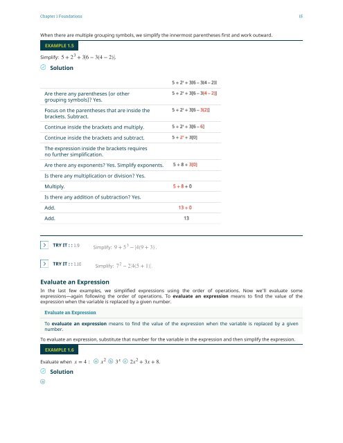 Intermediate Algebra - 2e, 2017a