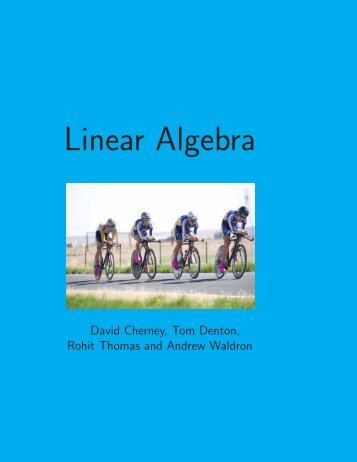 Linear Algebra, 2016a