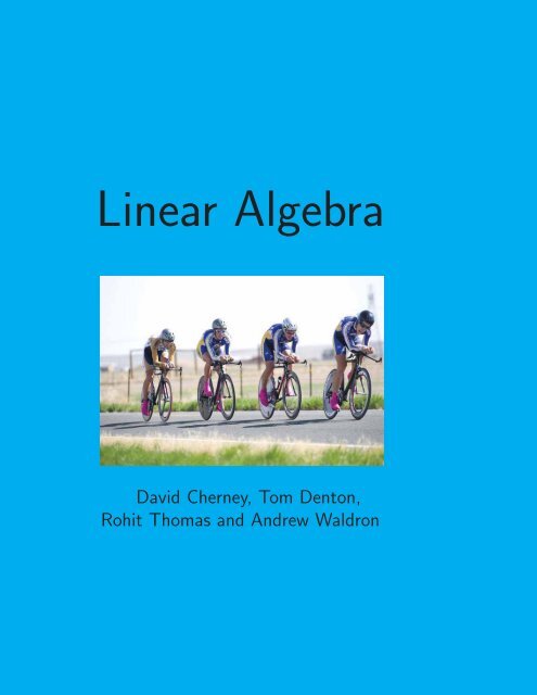Linear Algebra, 2016a