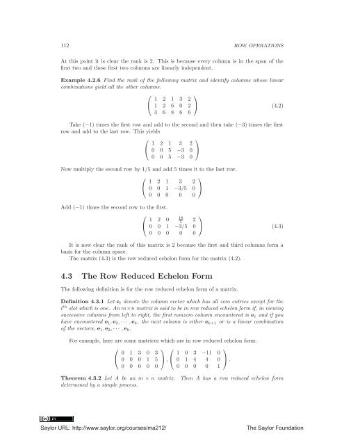 Linear Algebra, Theory And Applications, 2012a