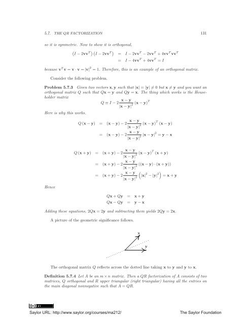 Linear Algebra, Theory And Applications, 2012a