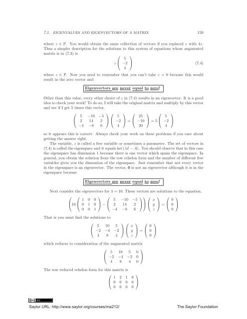 Linear Algebra, Theory And Applications, 2012a