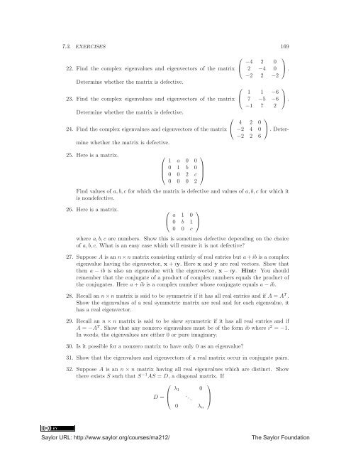 Linear Algebra, Theory And Applications, 2012a