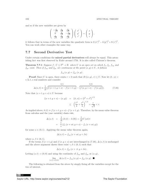 Linear Algebra, Theory And Applications, 2012a