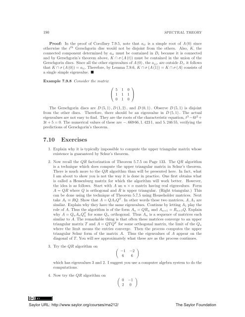 Linear Algebra, Theory And Applications, 2012a