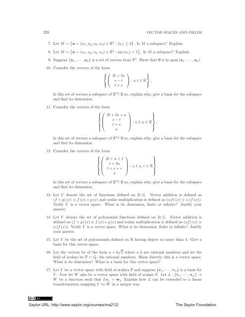 Linear Algebra, Theory And Applications, 2012a