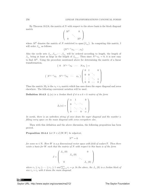 Linear Algebra, Theory And Applications, 2012a