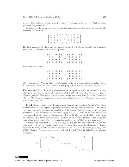 Linear Algebra, Theory And Applications, 2012a