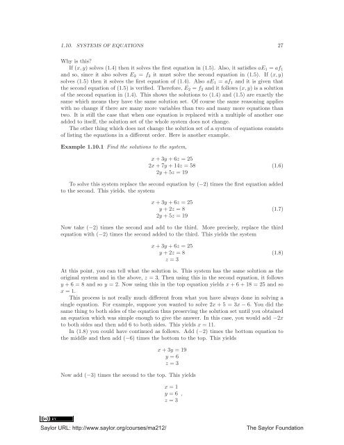 Linear Algebra, Theory And Applications, 2012a