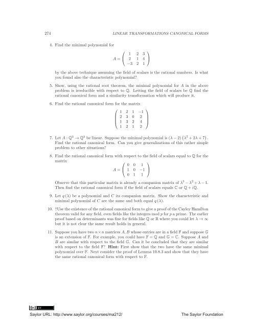 Linear Algebra, Theory And Applications, 2012a