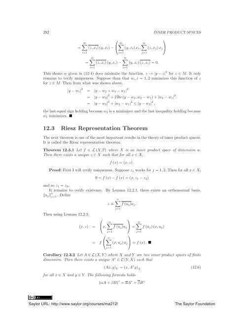 Linear Algebra, Theory And Applications, 2012a