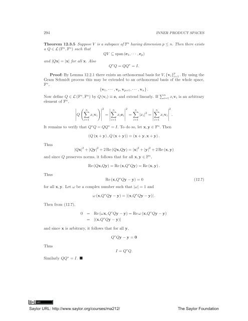 Linear Algebra, Theory And Applications, 2012a