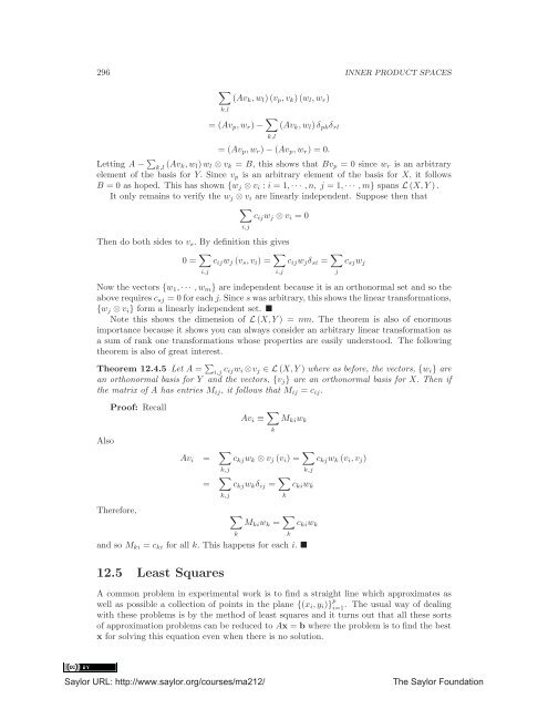 Linear Algebra, Theory And Applications, 2012a