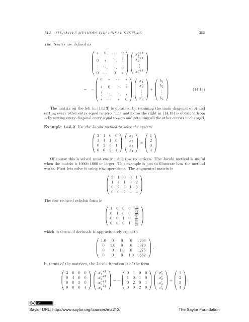 Linear Algebra, Theory And Applications, 2012a