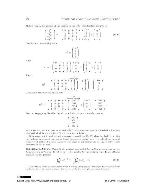 Linear Algebra, Theory And Applications, 2012a