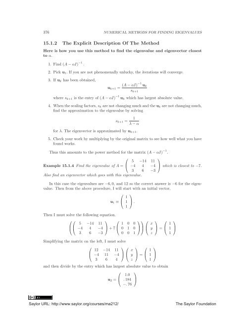 Linear Algebra, Theory And Applications, 2012a