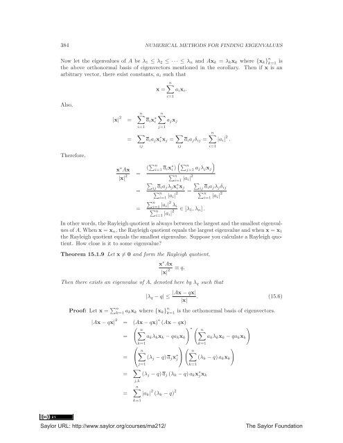 Linear Algebra, Theory And Applications, 2012a