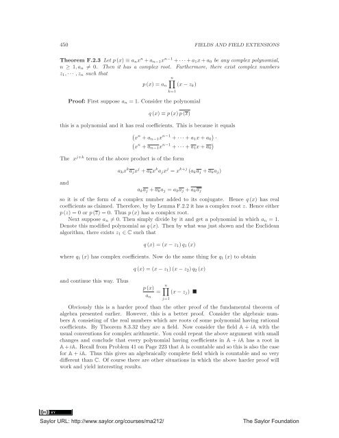 Linear Algebra, Theory And Applications, 2012a