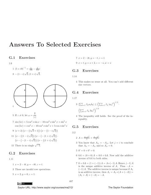 Linear Algebra, Theory And Applications, 2012a