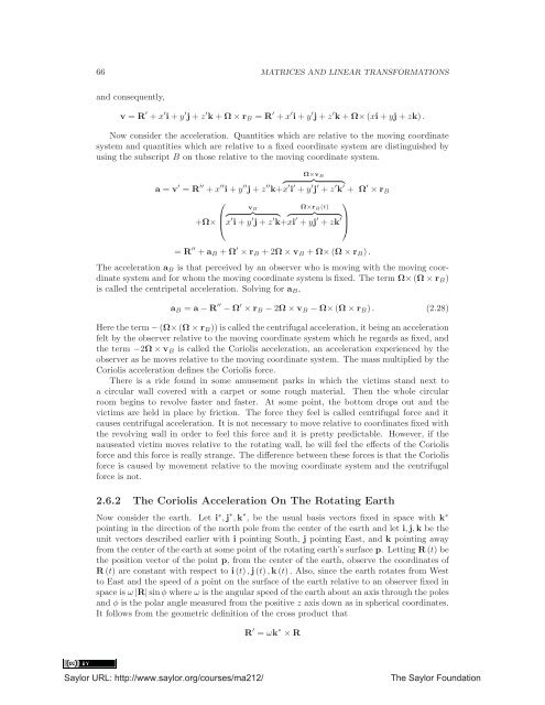 Linear Algebra, Theory And Applications, 2012a