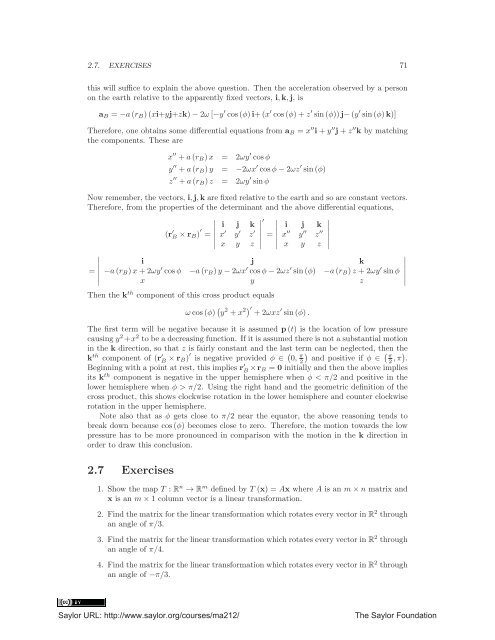 Linear Algebra, Theory And Applications, 2012a