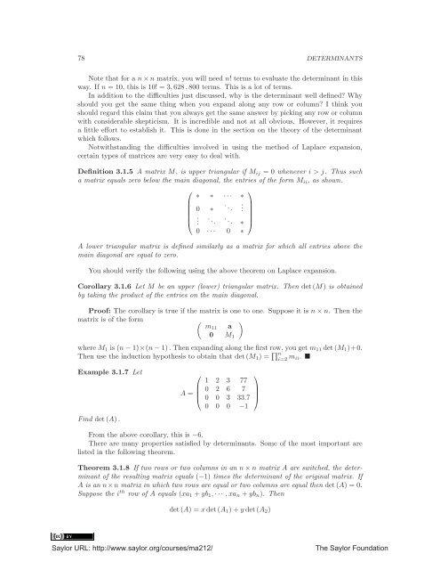 Linear Algebra, Theory And Applications, 2012a