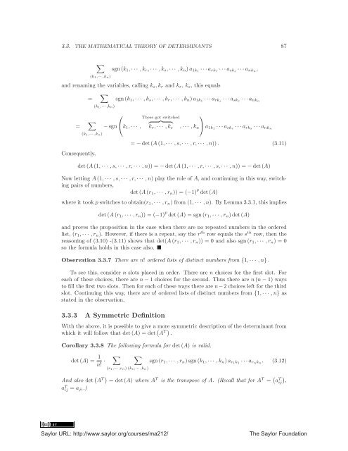 Linear Algebra, Theory And Applications, 2012a