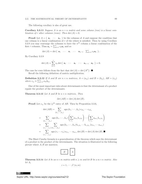 Linear Algebra, Theory And Applications, 2012a