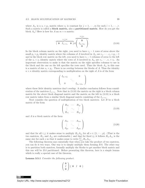 Linear Algebra, Theory And Applications, 2012a