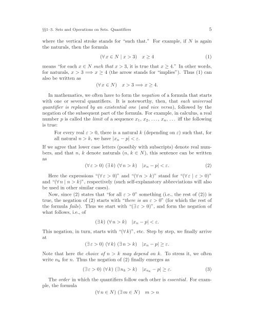 Mathematical Analysis I, 2004a