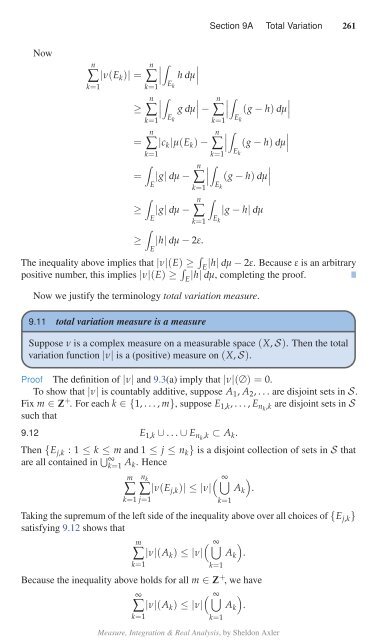 Measure, Integration & Real Analysis, 2021a