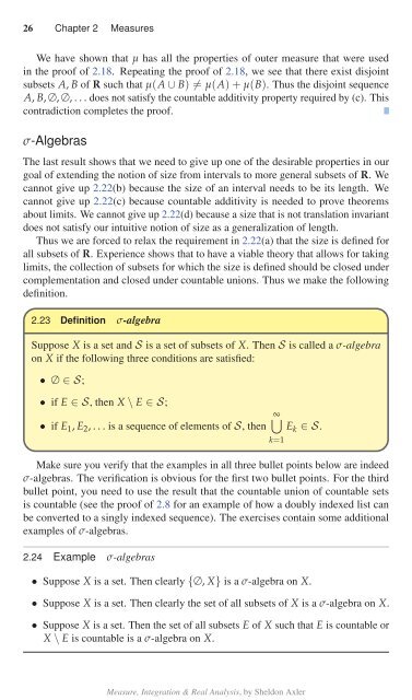 Measure, Integration & Real Analysis, 2021a