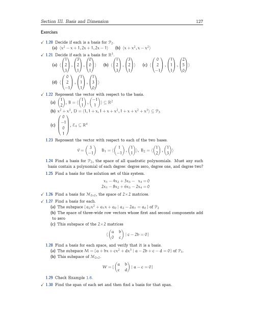 Linear Algebra, 2020a