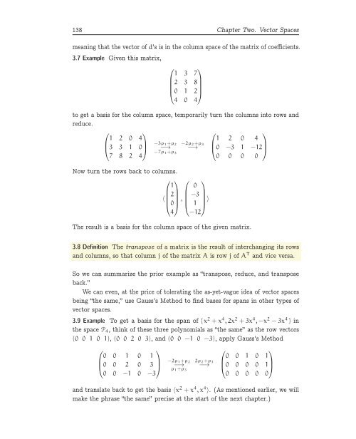 Linear Algebra, 2020a