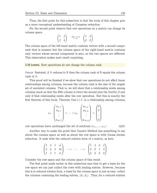 Linear Algebra, 2020a