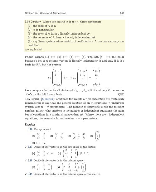 Linear Algebra, 2020a