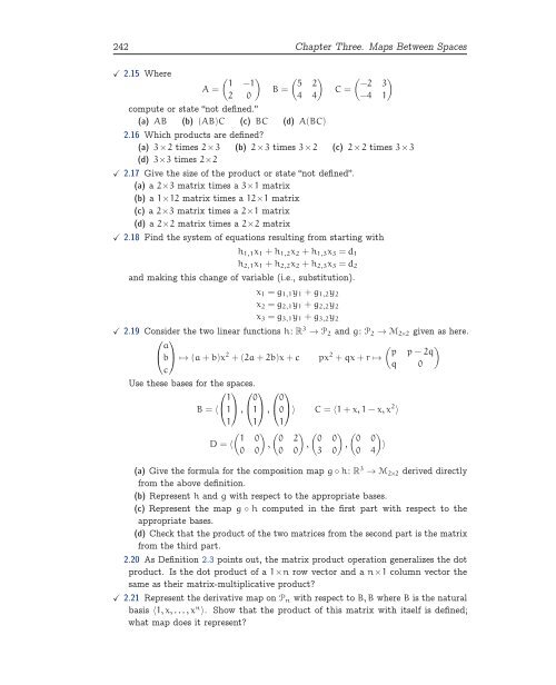 Linear Algebra, 2020a