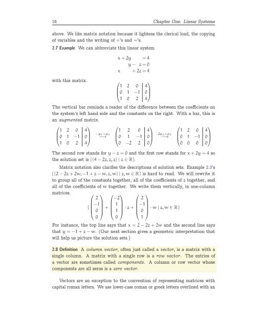 Linear Algebra, 2020a