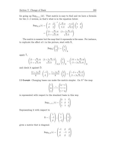 Linear Algebra, 2020a