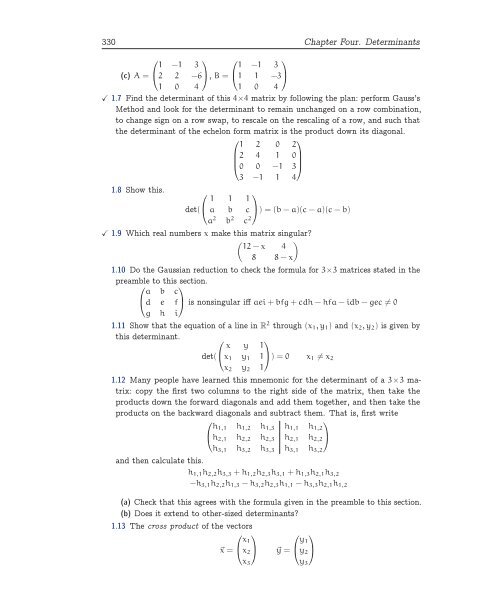 Linear Algebra, 2020a