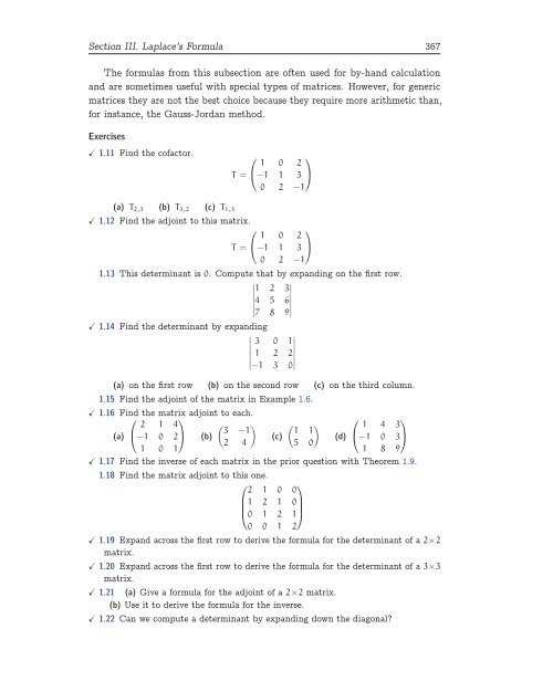 Linear Algebra, 2020a