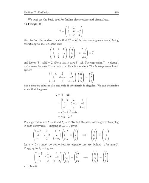 Linear Algebra, 2020a