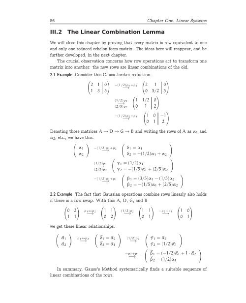 Linear Algebra, 2020a