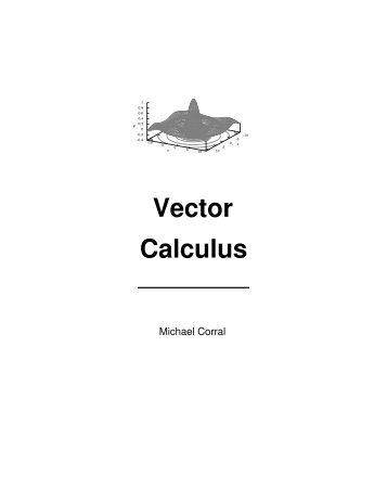 Vector Calculus, 2021a