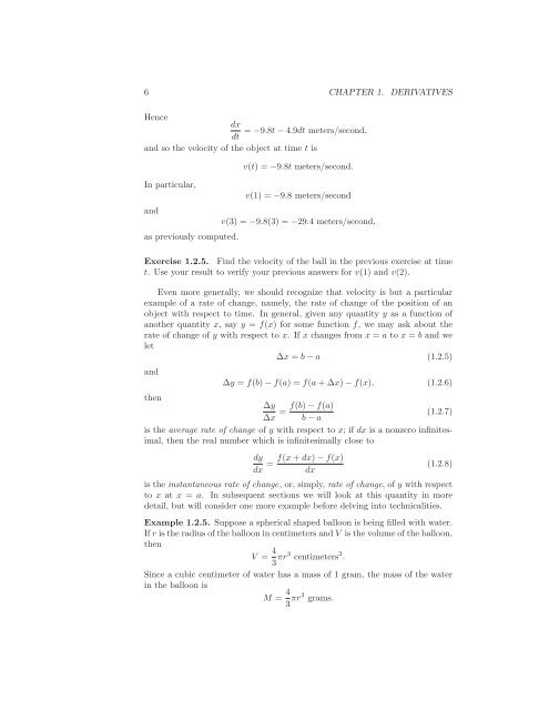 Yet Another Calculus Text, 2007a