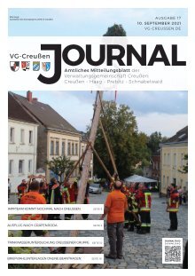 Creußen Jouranl - Ausgabe 10.09.2021