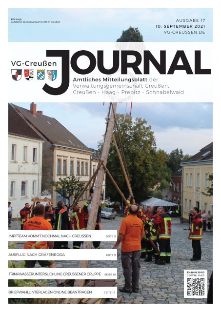 Creußen Jouranl - Ausgabe 10.09.2021