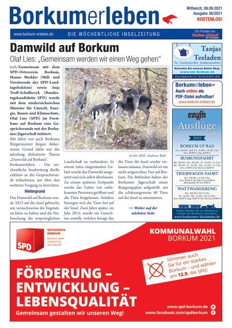 08.09.2021 / Borkumerleben - Die wöchentliche Inselzeitung